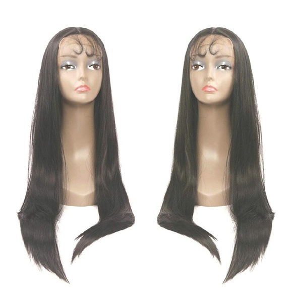 Black Straight Lace Front Wig